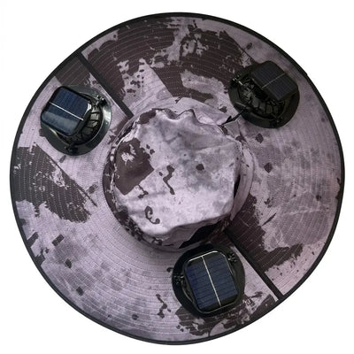 2026 New Three Solar Fan Outdoor Cooling Fan Hat