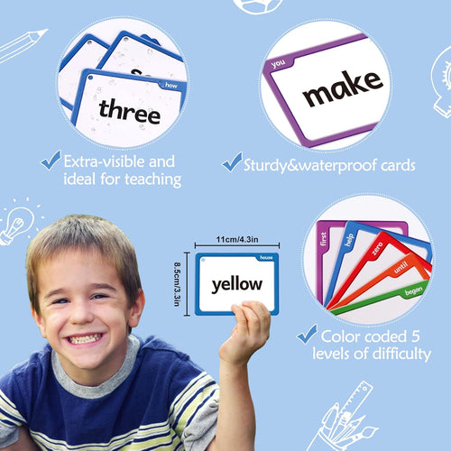 LeapKid™ Sight Words & Phonics Flash Cards